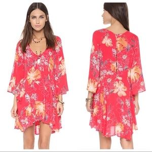 Free People Floral Mini Dress
